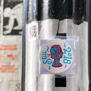 #pennydrops. Hand-painted pre-decimal pennies bearing a fake expansion of the QbA acronym.