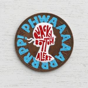 #pennydrops. Hand-painted pre-decimal pennies bearing a fake expansion of the QbA acronym.