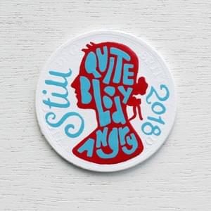 #pennydrops. Hand-painted pre-decimal pennies bearing a fake expansion of the QbA acronym.