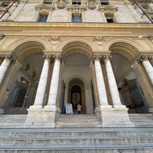 L'ingresso dell'Università Sapiena facoltà di Ingegneria