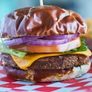 Falafel Cheeseburger