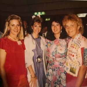 アメリカ人女子プロゴルファー達とパーティで。