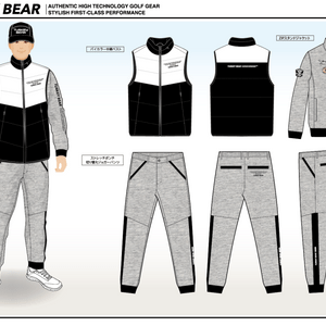 メンズゴルフウエアデザイン