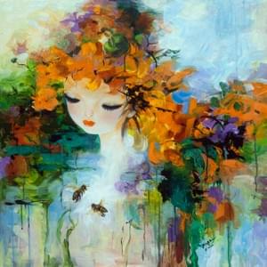 Honey with Honeybees 