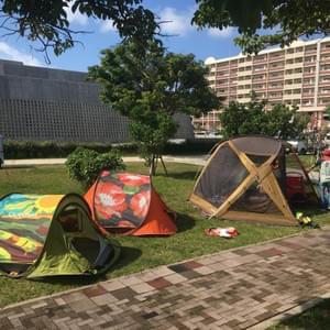 公園キャンプ（イベント「オリンピース」にて）