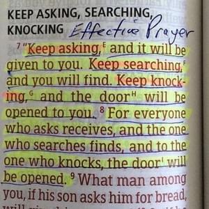Principles of Effective Prayer.