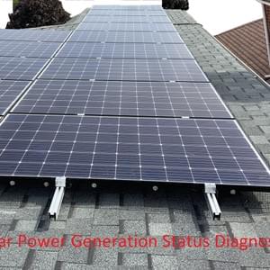 Solar Power Generation Status Diagnose
