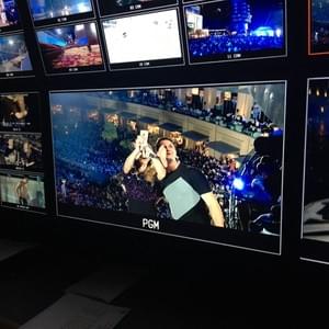 The view from the OB truck