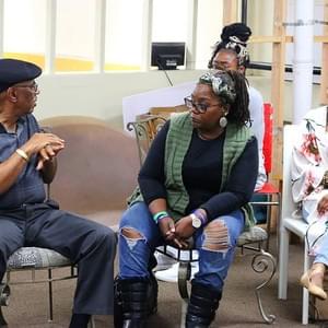 Panelist & NAMI Urban LA's Director of Programs, Harold Turner, responds to an audience member's question.