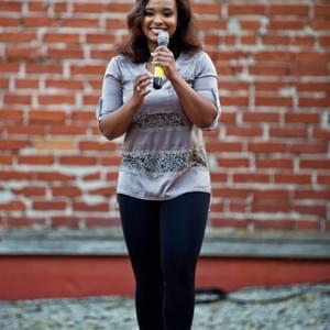 Singer/Songwriter, Natalie Cadét, performing  her song, "Dear Depression" from her  album, "My Journey."