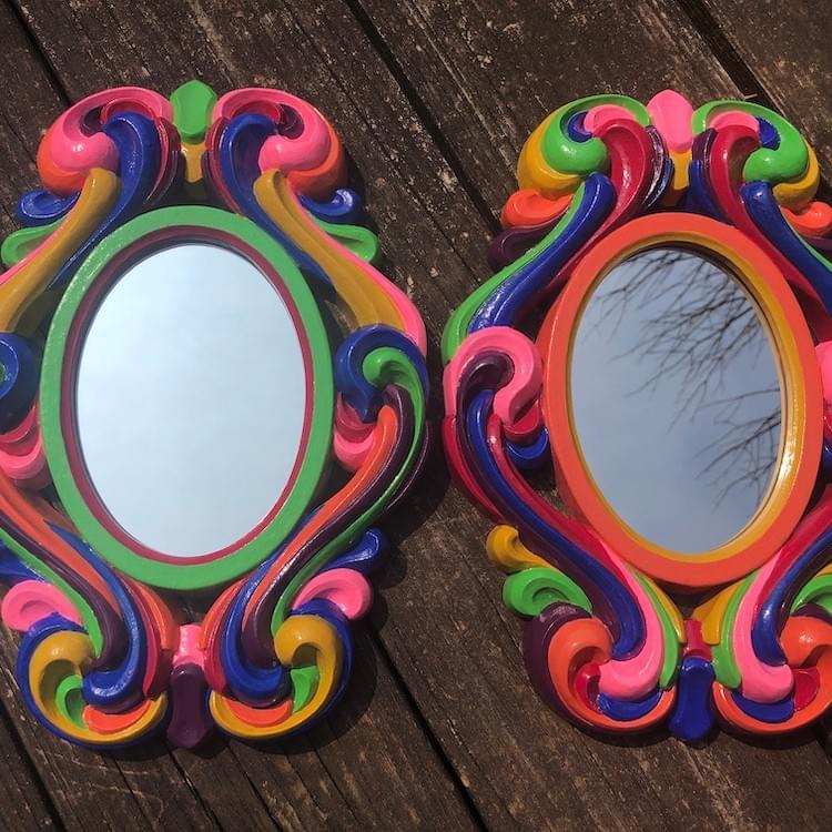 rainbow mirror