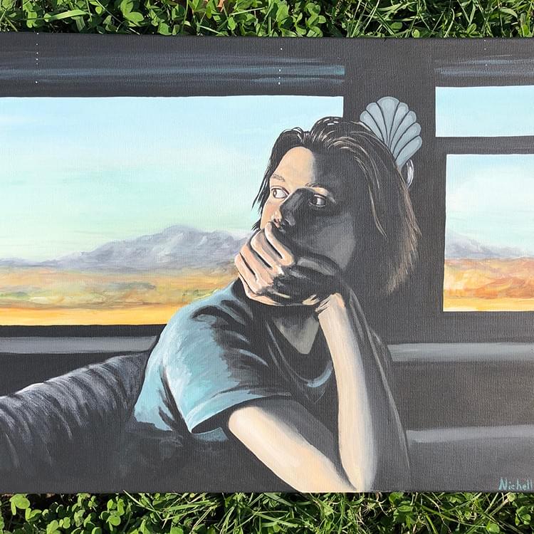 trevor moore local sexpot original painting 