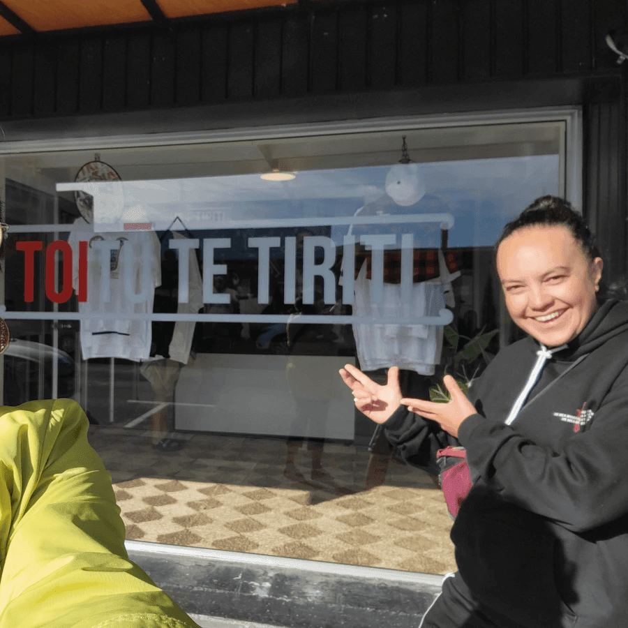 Director Kassie Hartendorp and former Director Te Raukura O'Connell Rapira