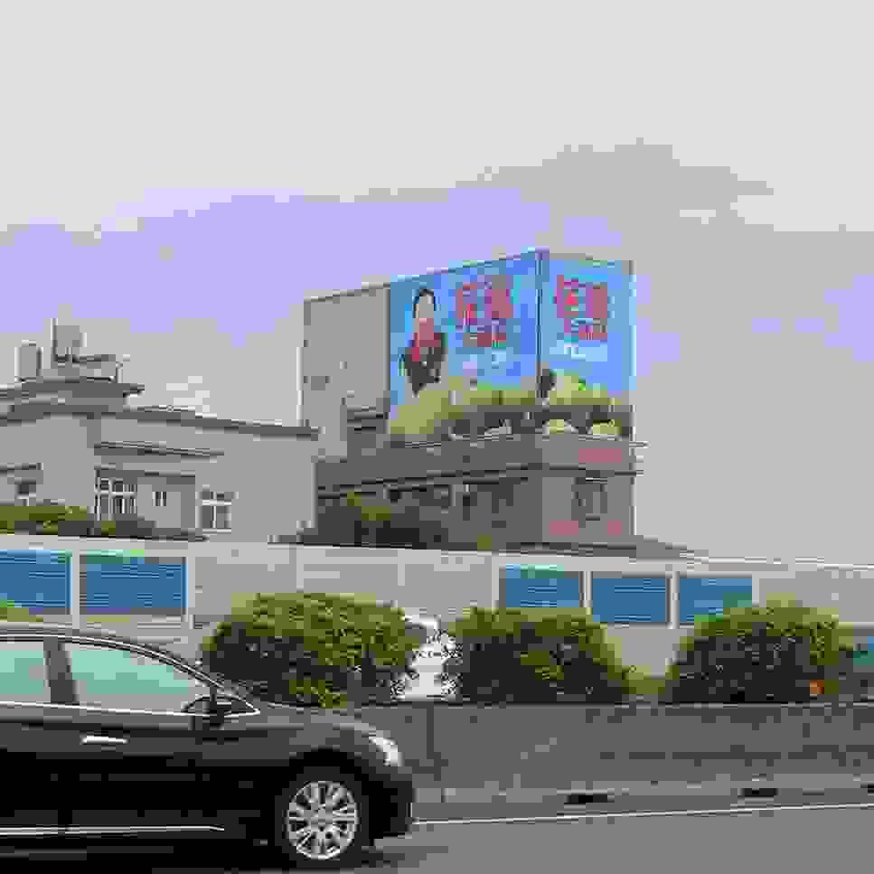 (花蓮鲜送-花蓮大西瓜)花蓮縣政府國道廣告-高速公路看板-tbar