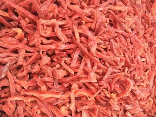 IQF Frozen Red Pepper Strips Supplier China