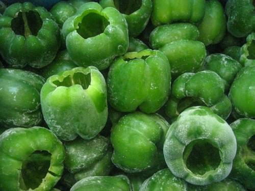 Whole IQF Frozen Green Peppers Factory China