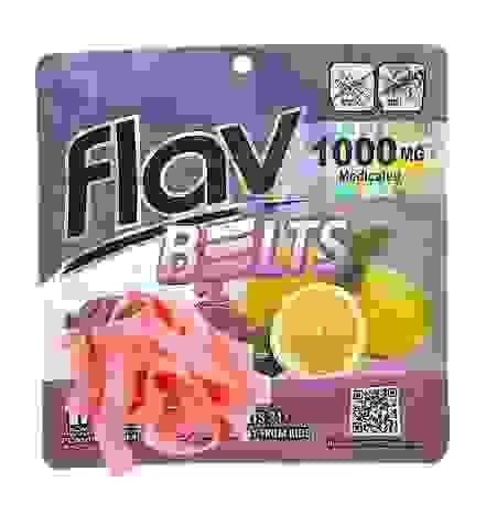  Pink Lemonade Belts 1000 mg THC Sour Belts