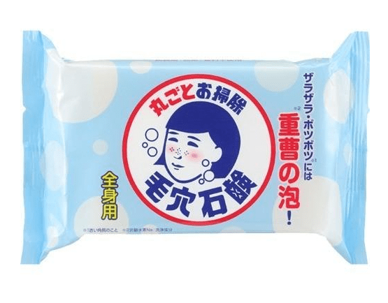 【日本直送】毛穴撫子 碳酸氫鈉(小蘇打)滑嫩香皂 ( 155g )/ 毛穴撫子 大阪實體藥妝店直送