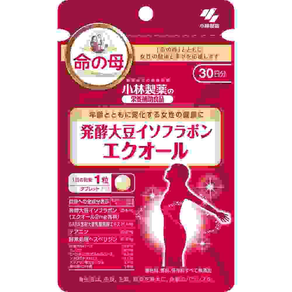 【日本直送】日本小林製藥 命之母 大豆異黃酮 30粒 輔助 調理 平衡女性更年期  大阪實體藥妝店直送
