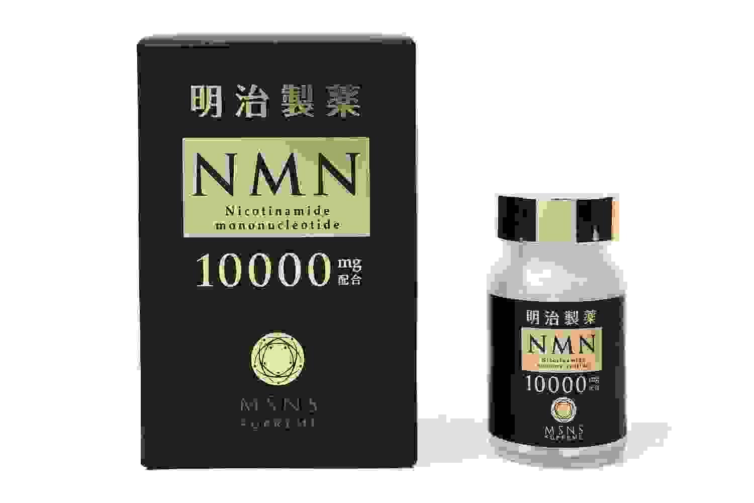 【日本直送】日本明治製藥 本土版 NMN10000mg 高含量 煙酰胺單核苷酸 增強型 補充劑高吸收 60粒 大阪實體藥妝店直送