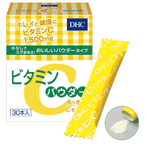 【日本直送】DHC ビタミンCパウダー DHC高單位維他命C粉末 30包/30日分 大阪實體藥妝店直送