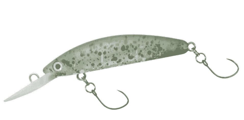 DAIWA TROUT PLUG PRESSO DOUBLE CLUTCH 48F Area
