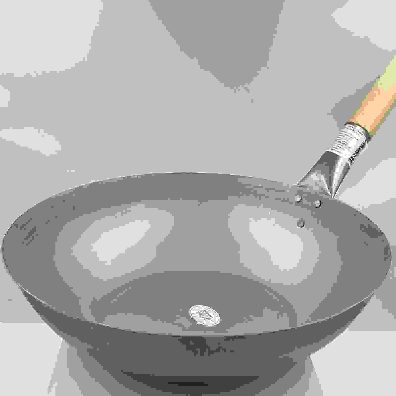 NOF0052 WOK FLAT BOTTOM 13"