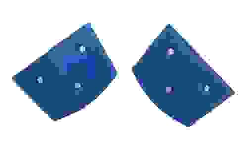 PCD Coating Removal Shoes (2 PCD Pins) for EDCO Grinder— Aggressive Epoxy/Glue/Mastic Removal