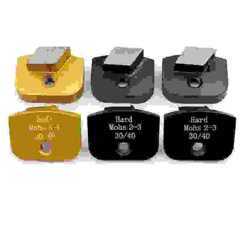 Metal Bond Grinding Shoes (Single Segment) for Rhino Floor Grinder