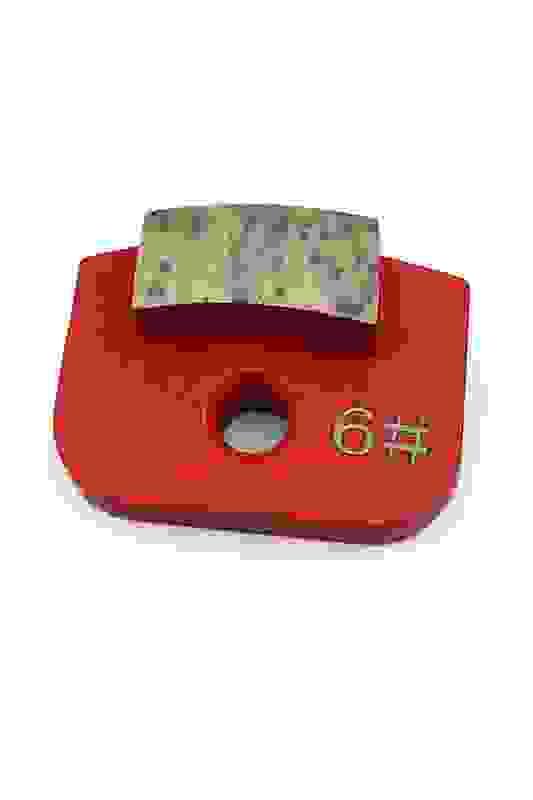 Single-Segment Metal Grinding Shoe (Grit Options) for Rhino Floor Grinder