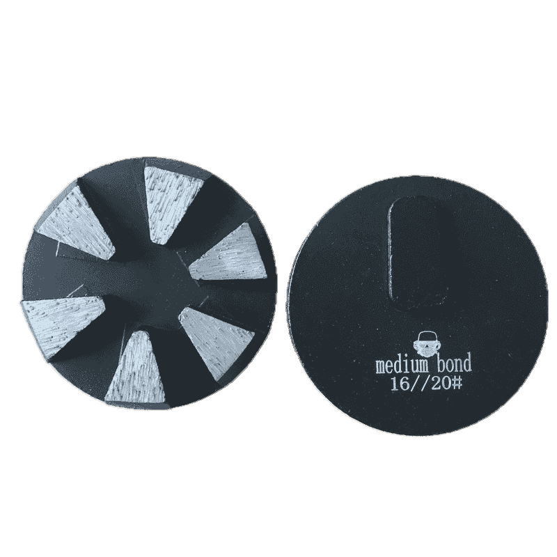 Concrete Grinding Metal Disc for Terrco Grinder | 6 Segment