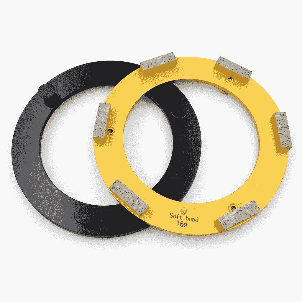 200mm Klindex Metal Bond Diamond Grinding Ring, 6 Segment