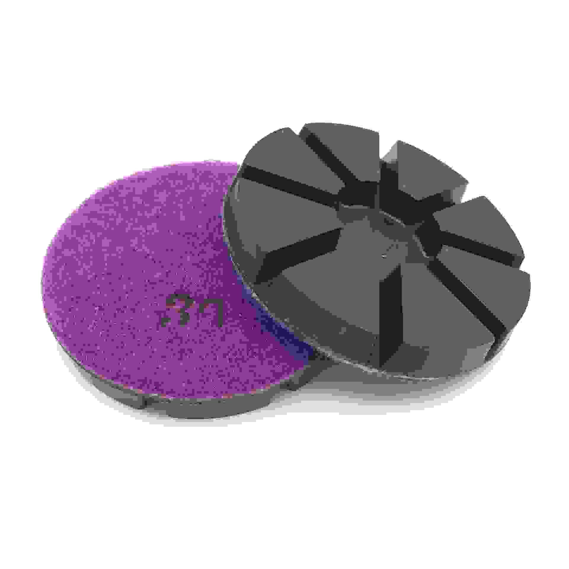3” (80mm) Hybrid Transition Pad for Concrete — Removes Metal Scratches Fast (Dry Use)