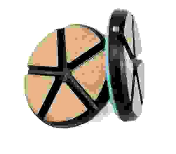 3” (80mm) Ceramic Hybrid Polishing Pad for Concrete – Resin-Bond Transition Disc (Very Hard Concrete