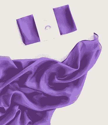 經典葡萄紫純色絲巾(中尺寸) Solid Color Playsilk（Purple）