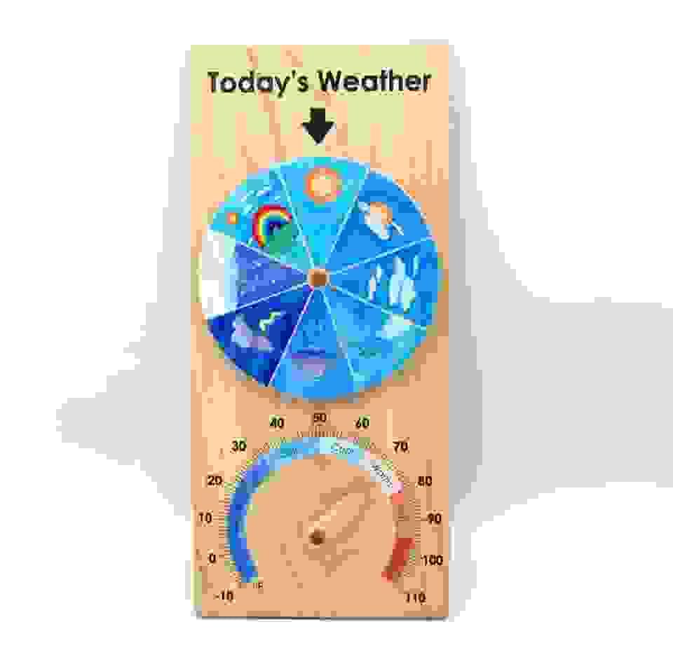 木質天氣展示板｜Weather Chart