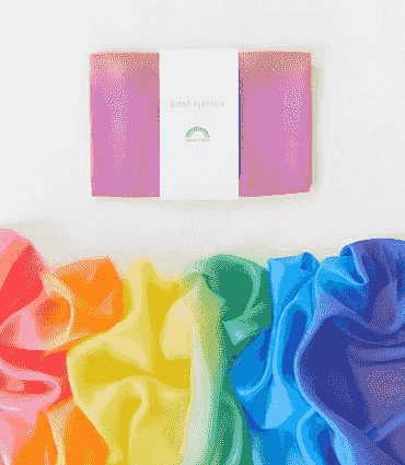 彩虹絲巾(加大款) Giant Rainbow Playsilk