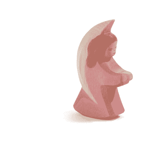節慶系列｜粉色小天使 Little Angel Pink 木製手工公仔 