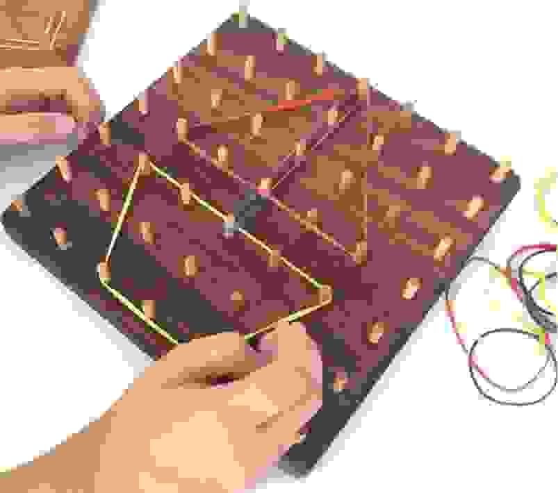 小尺寸幾何板｜Geoboard - Small (Walnut)