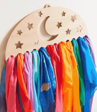大型星星月亮掛架 Large Star Playsilk Display