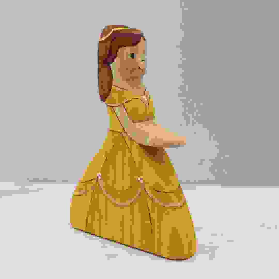 《限量版人偶》美女與野獸 貝兒公主 Beauty Wooden Princess Figure / Limited Edition