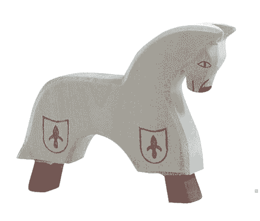 童話騎士系列｜藍色比武馬（Horse for Knight Blue）