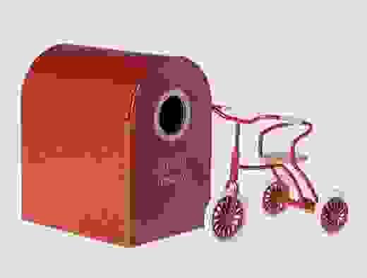 三輪車（紅） Abri a tricycle, Mouse - Red