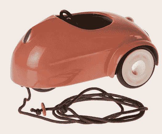 珊瑚紅色小車 Car, Mouse - Coral