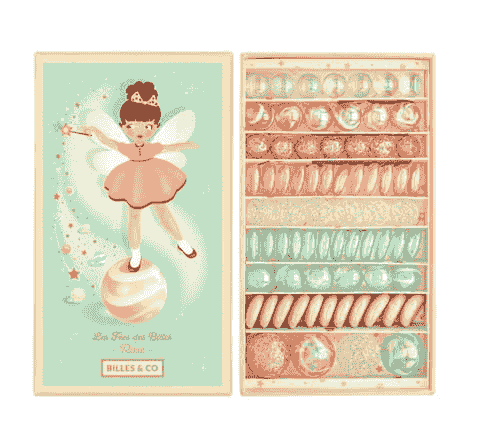 Rose Fairy Marbles Box - 71 Pack