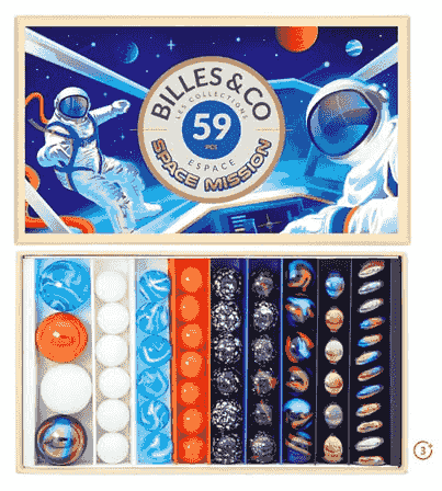 Space Mission Marbles- 59 Pack 