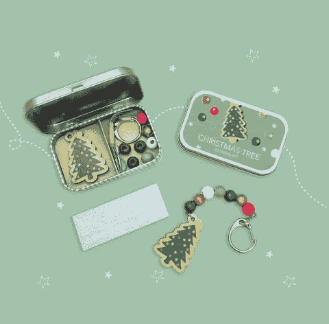 《新品》 聖誕樹鑰匙圈組 Christmas Tree Keyring Gift Kit