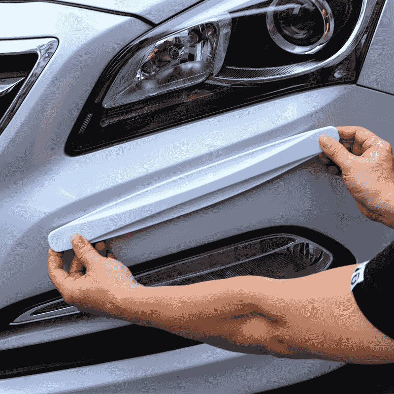 Universal Carbon Fiber Bumper Guard Strips — Anti-Collision & Scratch Protector (40cm Extended)