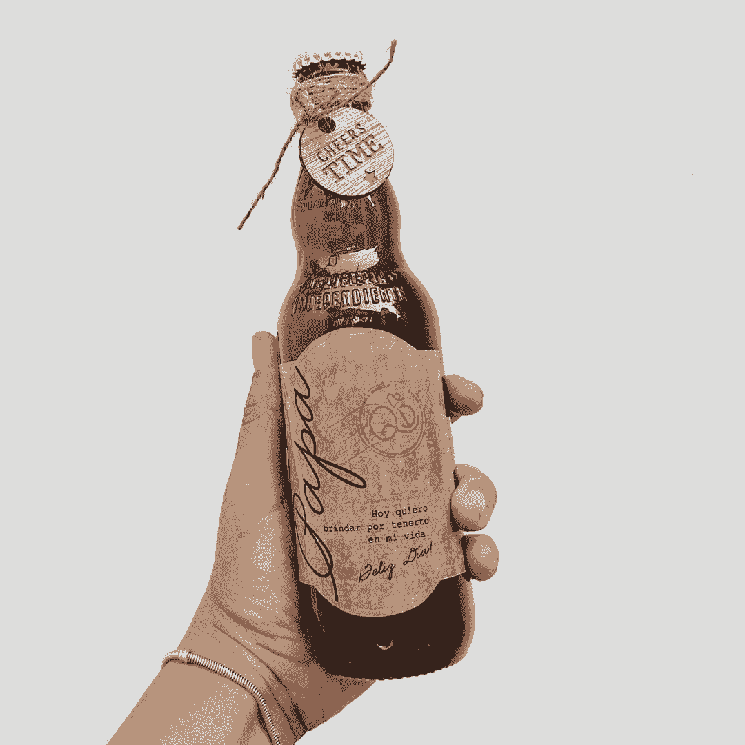 Botella Brindis para Papá