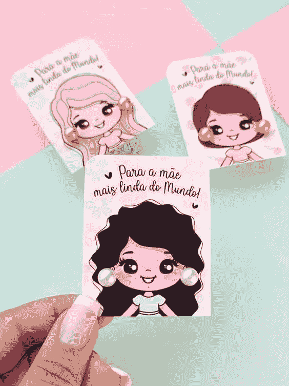 Tarjeta personalizada + aretas 